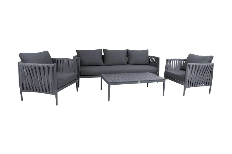 Bremen Møbelsæt 4 dele Grå, undefined