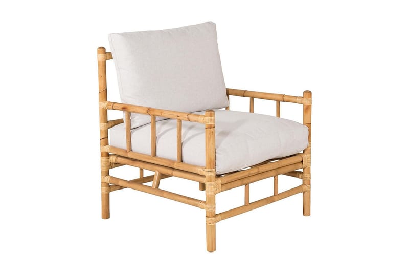 Cane Loungesæt Brun - Venture Home - Have - Udendørs miljø - Altan & terrasse - Altanmøbler