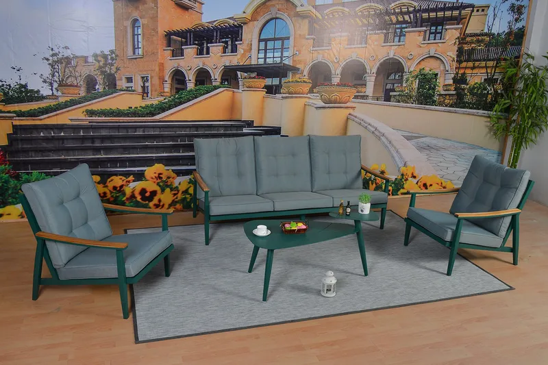 Cavine Sofagruppe Grøn, undefined