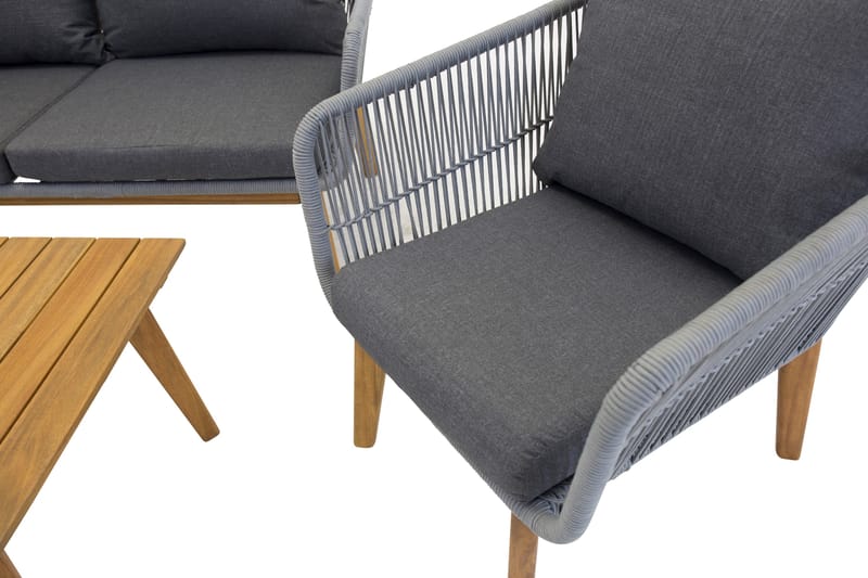 Chania loungegruppe til udendørs brug - Grå - Havemøbler - Loungemøbler - Loungesæt