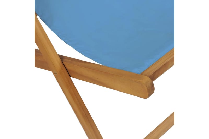 Dækstol Teaktræ 56 X 105 X 96 Cm Blå - Blå - Havemøbler - Loungemøbler - Loungesæt