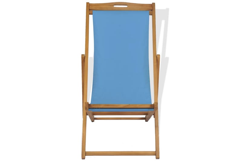Dækstol Teaktræ 56 X 105 X 96 Cm Blå - Blå - Havemøbler - Loungemøbler - Loungesæt