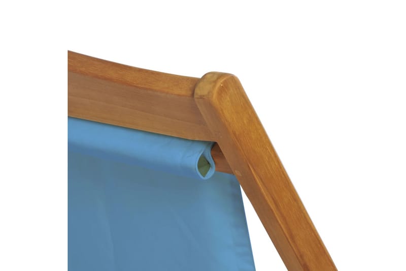 Dækstol Teaktræ 56 X 105 X 96 Cm Blå - Blå - Havemøbler - Loungemøbler - Loungesæt