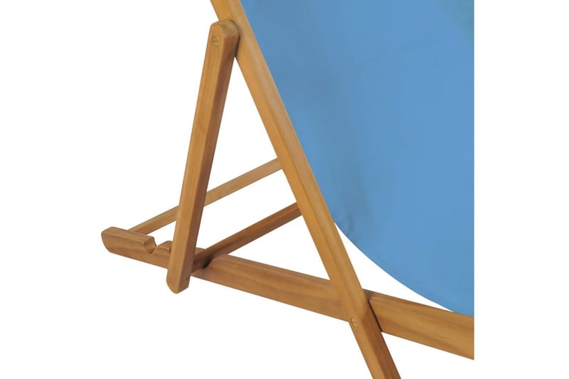 Dækstol Teaktræ 56 X 105 X 96 Cm Blå - Blå - Havemøbler - Loungemøbler - Loungesæt