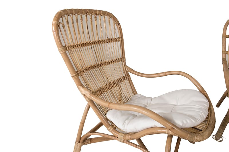 Ella loungegruppe med hynder - Træ/natur - Havemøbler - Loungemøbler - Loungesæt