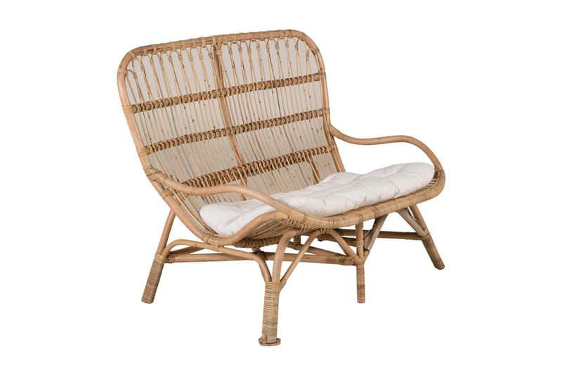 Ella loungegruppe med hynder - Træ/natur - Havemøbler - Loungemøbler - Loungesæt