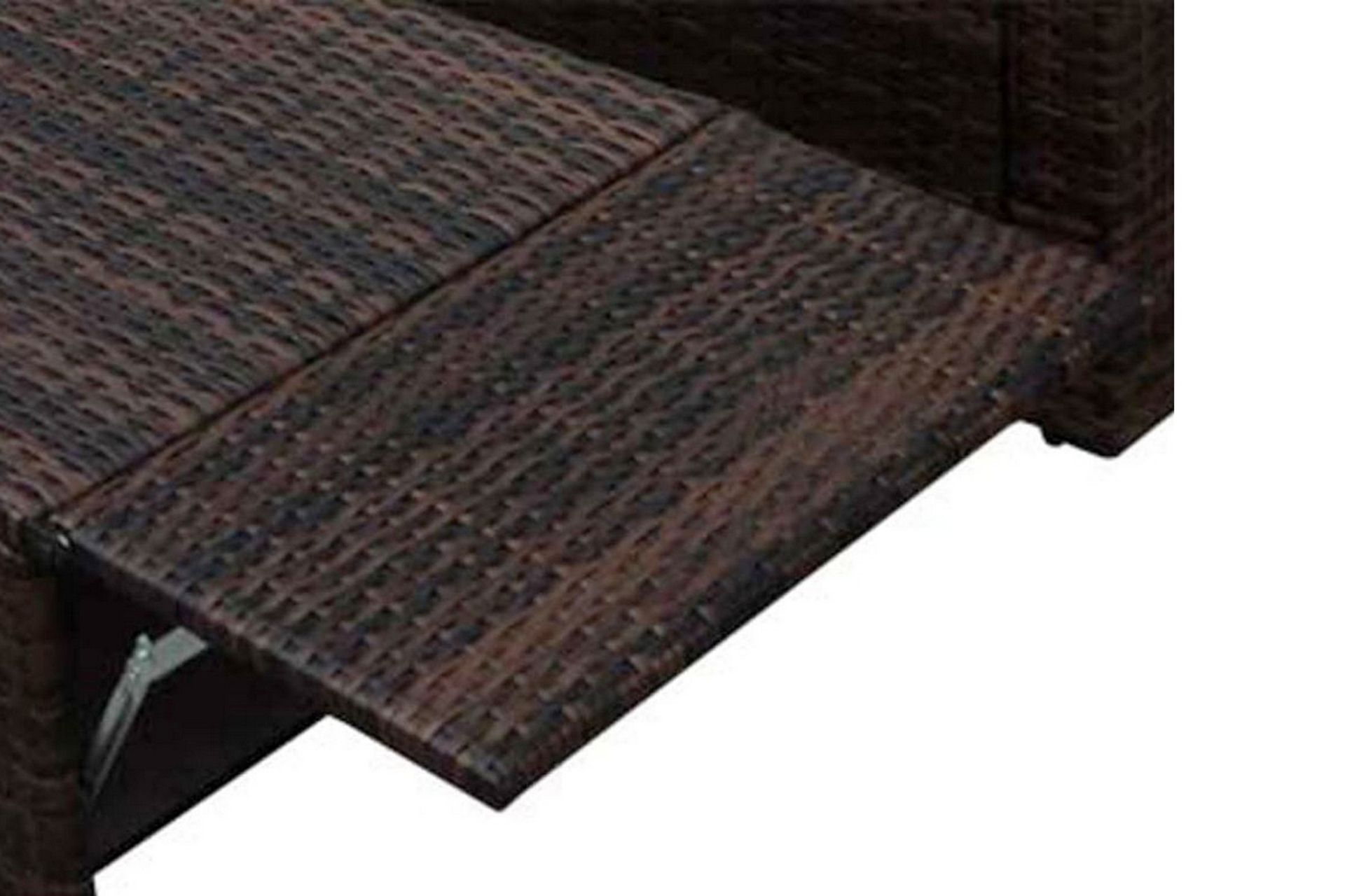 Haveloungesæt 2 Dele Med Hynder Polyrattan Brun - Brun - Havemøbler - Loungemøbler - Loungesæt