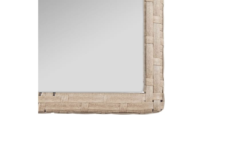 Haveloungesæt 4 Dele Med Hynde Polyrattan Beige - Beige - Havemøbler - Loungemøbler - Loungesæt