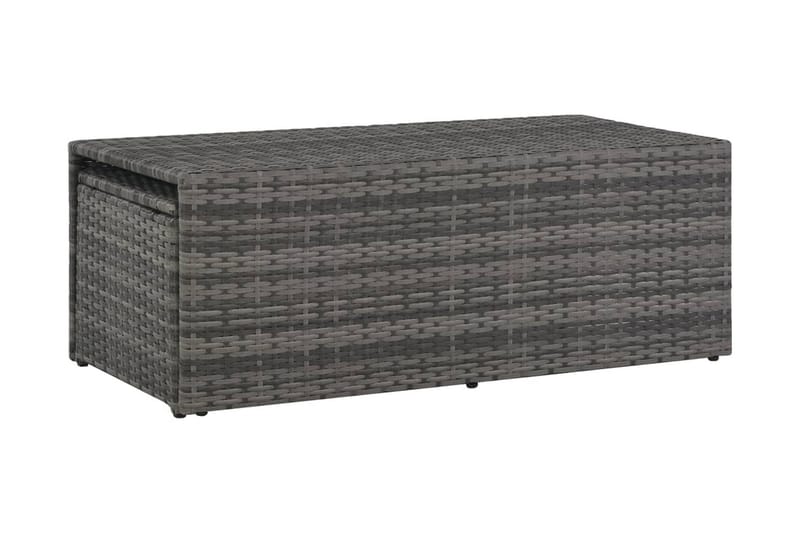 Haveloungesæt I 6 Dele Med Hynder Polyrattan Grå - Grå - Havemøbler - Loungemøbler - Loungesæt