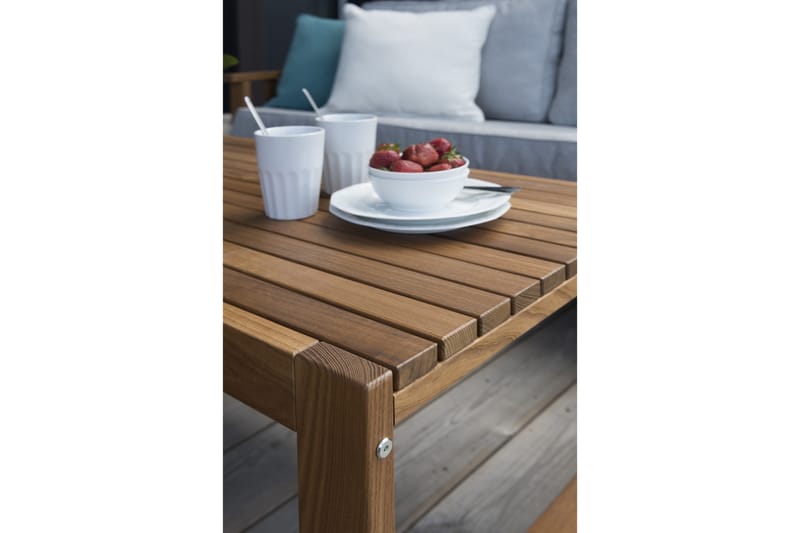 Hillerstorp Gotland Sofagruppe m Bord + Sofa + 2 Lænestole - Asketræ - Have - Udendørs miljø - Altan & terrasse - Altanmøbler
