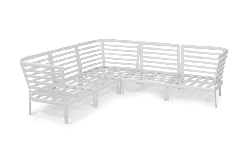 Hillerstorp Lidnäs Havesofa - Hvid Aluminium - Havemøbler - Loungemøbler - Loungesæt