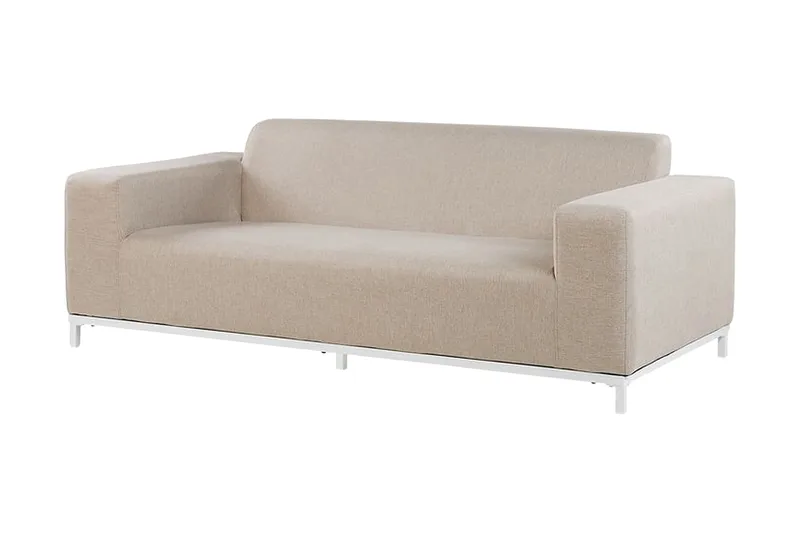 Hughen Loungesæt 5-Pers. - Beige - Havemøbler - Loungemøbler - Loungesæt