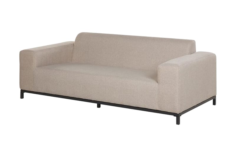 Hughen Loungesæt 5-Pers. - Beige/Sort - Havemøbler - Loungemøbler - Loungesæt