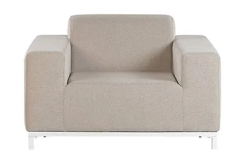 Hughen Loungesæt 5-Pers. - Beige - Havemøbler - Loungemøbler - Loungesæt