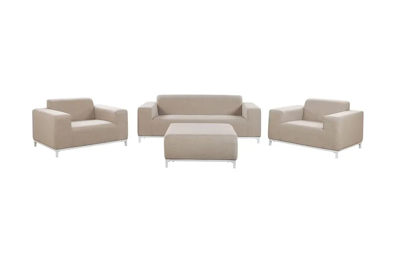 Hughen Loungesæt 5-Pers., Beige