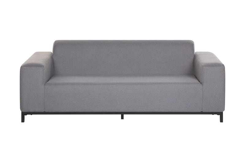 Hughen Loungesæt 5-Pers. - Grå/Sort - Havemøbler - Loungemøbler - Loungesæt