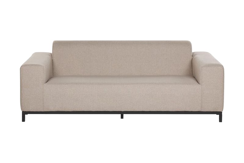 Hughen Loungesæt 5-Pers. - Beige/Sort - Havemøbler - Loungemøbler - Loungesæt
