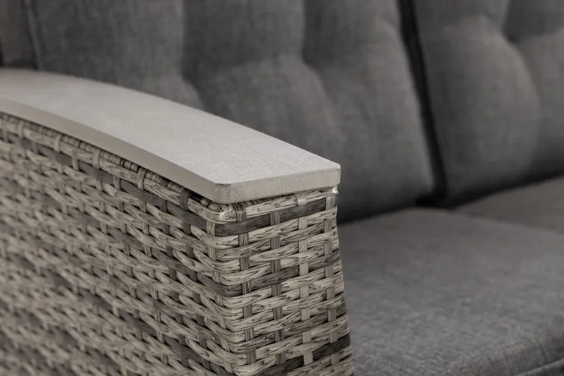 James Lyx Loungesæt Vendbar - Grå - Havemøbler - Loungemøbler - Loungesæt