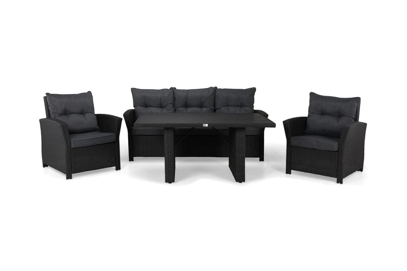 James Sofagruppe - Nonwood/Sort - Havemøbler - Loungemøbler - Loungesæt
