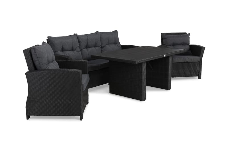 James Sofagruppe - Nonwood/Sort - Havemøbler - Loungemøbler - Loungesæt