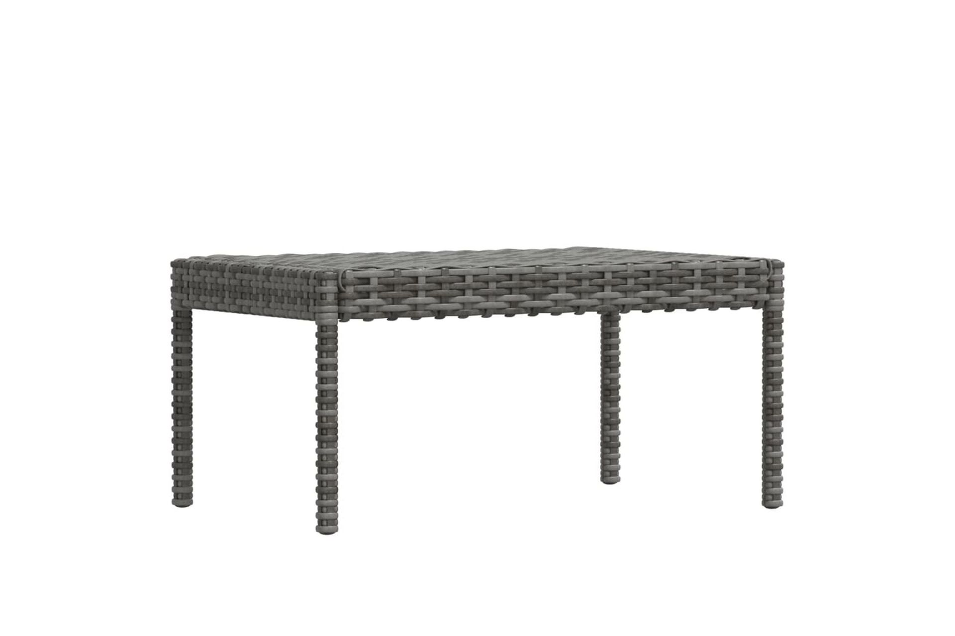 loungesæt til haven 6 dele med hynder polyrattan grå - Grå - Havemøbler - Loungemøbler - Loungesæt