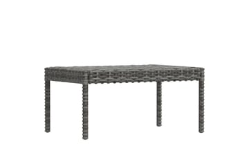 loungesæt til haven 6 dele med hynder polyrattan grå - Grå - Havemøbler - Loungemøbler - Loungesæt