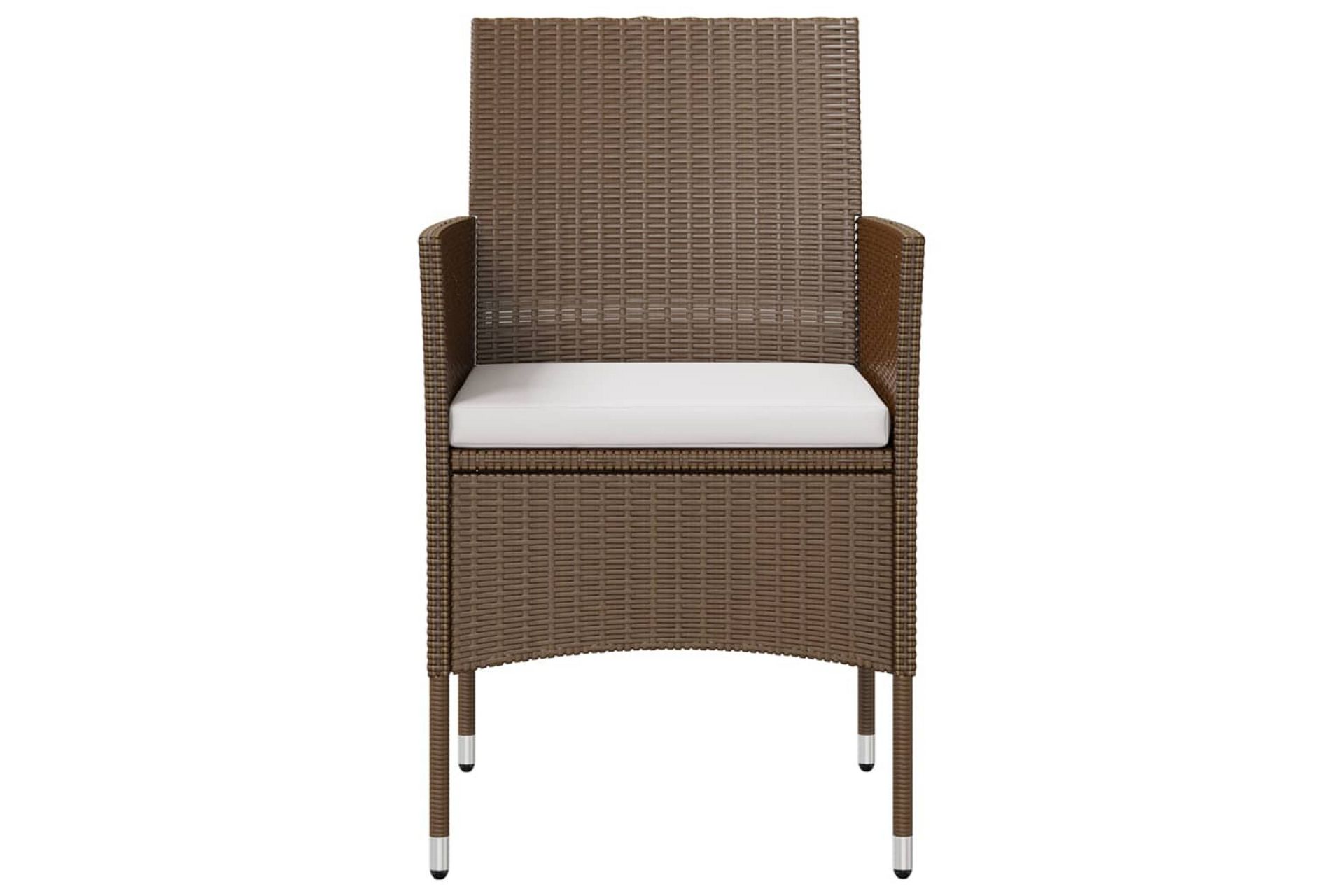 loungesæt til haven 8 dele med hynder polyrattan brun - Brun - Havemøbler - Loungemøbler - Loungesæt