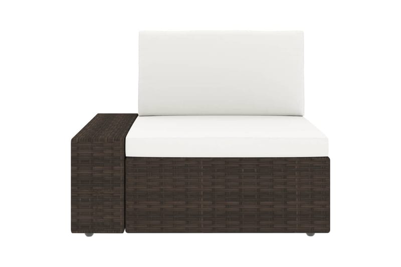 Loungesæt Til Haven 8 Dele Polyrattan Brun - Brun - Havemøbler - Loungemøbler - Loungesæt