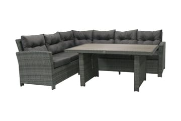 Møbelsæt PAVIA Hjørnesofa med bord og puder - Havemøbler - Loungemøbler - Loungesæt