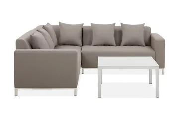 Madielyn Loungegruppe - Beige - Havemøbler - Loungemøbler - Loungesæt