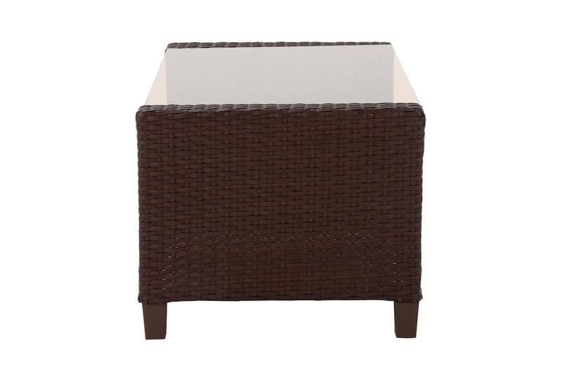 Malmo Loungesæt Polyrattan Brun - Dorel Home - Havemøbler - Loungemøbler - Loungesæt