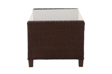 Malmo Loungesæt Polyrattan Brun - Dorel Home - Havemøbler - Loungemøbler - Loungesæt
