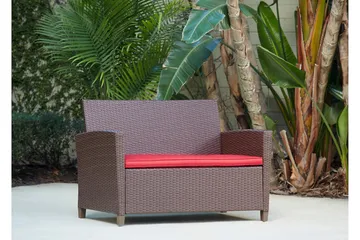 Malmo Loungesæt Polyrattan Brun - Dorel Home - Havemøbler - Loungemøbler - Loungesæt