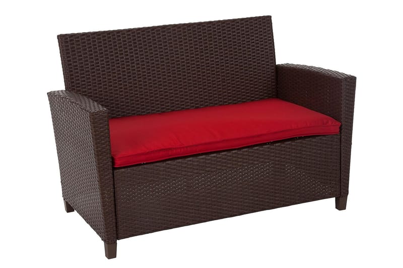 Malmo Loungesæt Polyrattan Brun - Dorel Home - Havemøbler - Loungemøbler - Loungesæt