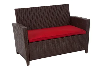 Malmo Loungesæt Polyrattan Brun - Dorel Home - Havemøbler - Loungemøbler - Loungesæt