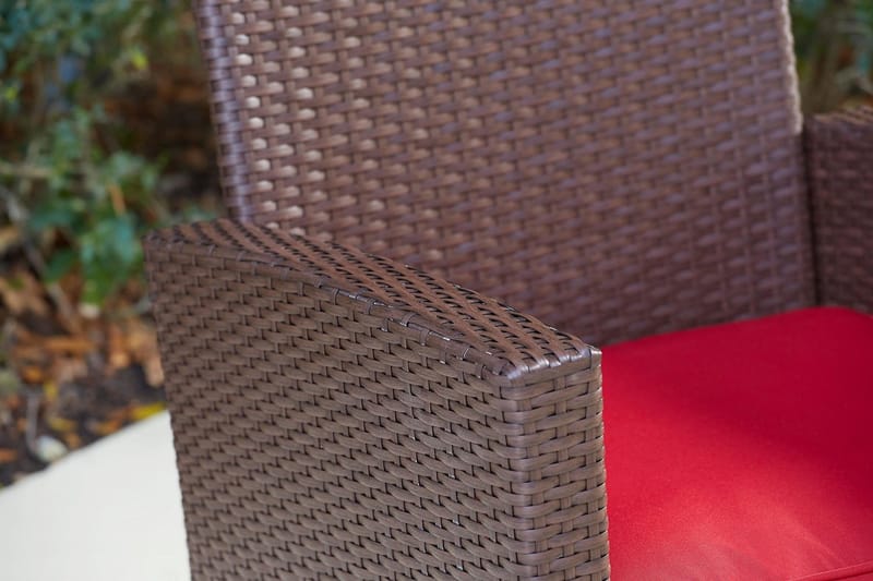 Malmo Loungesæt Polyrattan Brun - Dorel Home - Havemøbler - Loungemøbler - Loungesæt