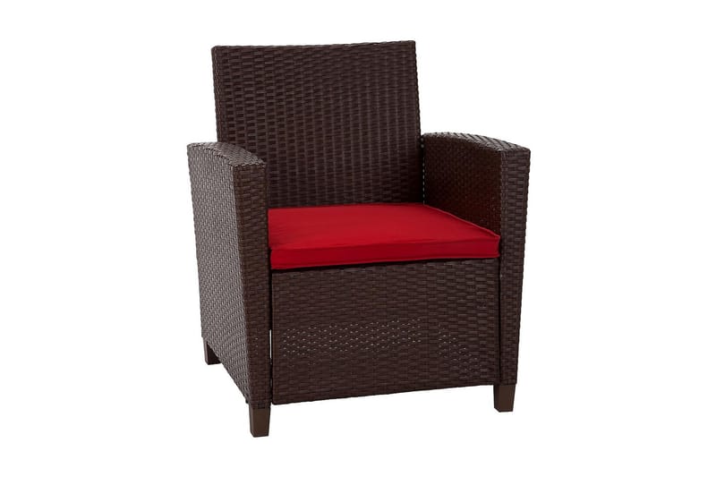 Malmo Loungesæt Polyrattan Brun - Dorel Home - Havemøbler - Loungemøbler - Loungesæt