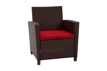 Malmo Loungesæt Polyrattan Brun - Dorel Home - Havemøbler - Loungemøbler - Loungesæt