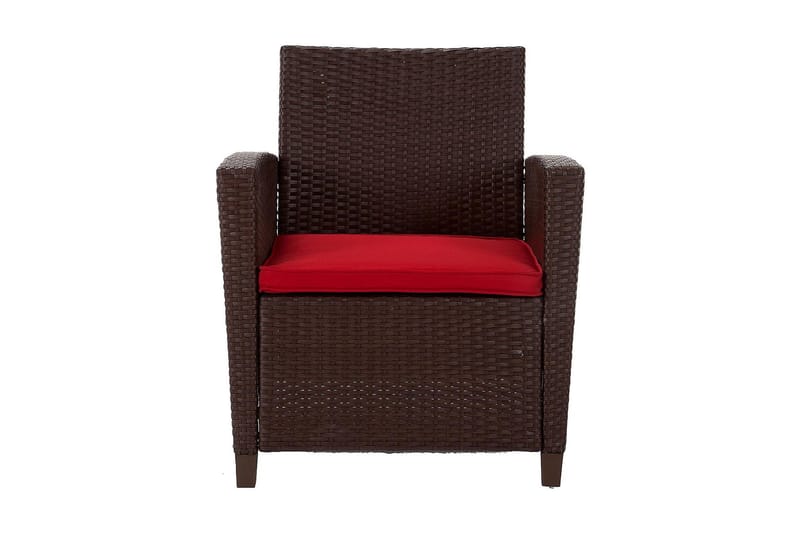 Malmo Loungesæt Polyrattan Brun - Dorel Home - Havemøbler - Loungemøbler - Loungesæt