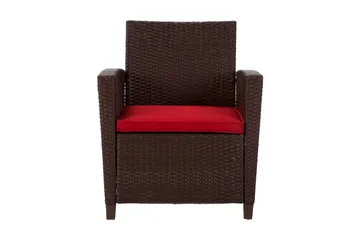 Malmo Loungesæt Polyrattan Brun - Dorel Home - Havemøbler - Loungemøbler - Loungesæt