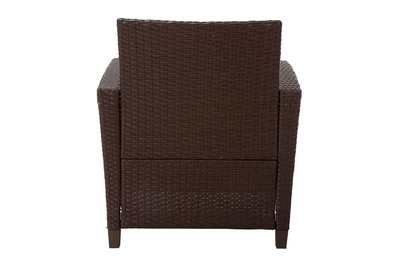 Malmo Loungesæt Polyrattan Brun - Dorel Home - Havemøbler - Loungemøbler - Loungesæt