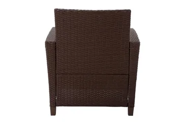 Malmo Loungesæt Polyrattan Brun - Dorel Home - Havemøbler - Loungemøbler - Loungesæt