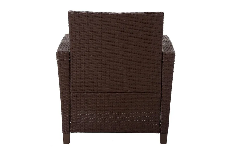 Malmo Loungesæt Polyrattan Brun - Dorel Home - Havemøbler - Loungemøbler - Loungesæt