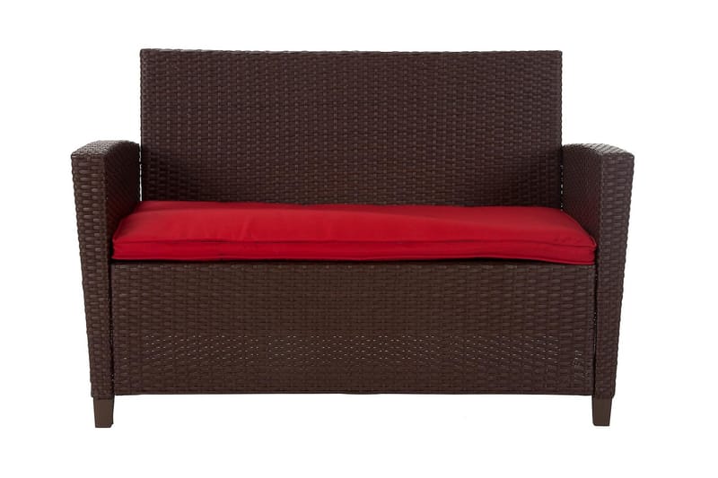 Malmo Loungesæt Polyrattan Brun - Dorel Home - Havemøbler - Loungemøbler - Loungesæt