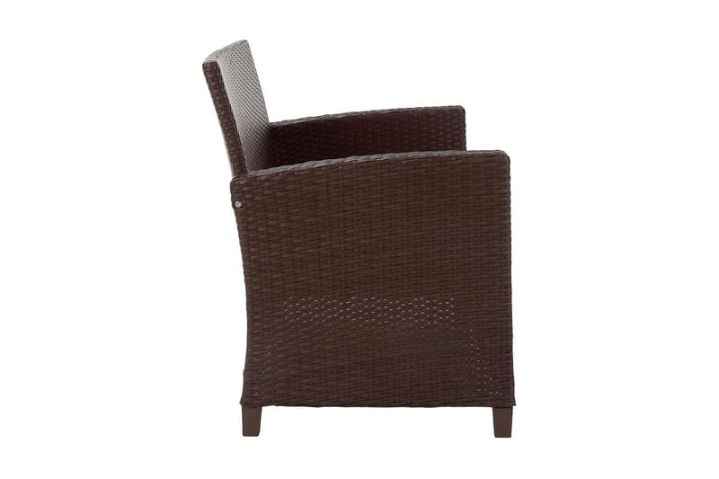 Malmo Loungesæt Polyrattan Brun - Dorel Home - Havemøbler - Loungemøbler - Loungesæt