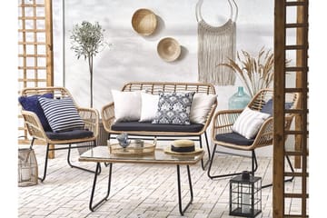 Malvedo Havesæt - Træ/Natur - Havemøbler - Loungemøbler - Loungesæt