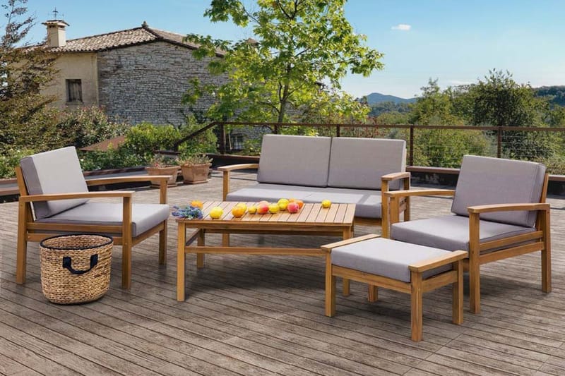 Manila Loungegruppe 102 cm, Træ / natur