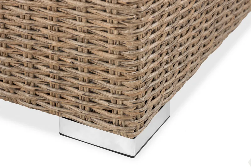 Marcus 6-Pers. Loungesæt - Grå/Natur Bord Sofa - Have - Udendørs miljø - Altan & terrasse - Altanmøbler