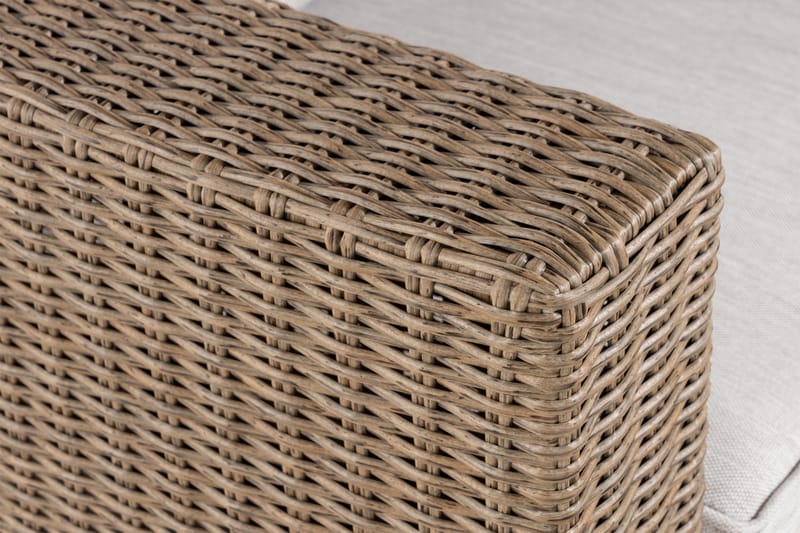 Marcus 6-Pers. Loungesæt - Grå/Natur Bord Sofa - Have - Udendørs miljø - Altan & terrasse - Altanmøbler