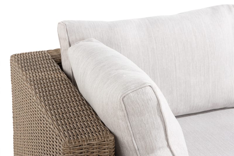 Marcus 6-Pers. Loungesæt - Grå/Natur Bord Sofa - Have - Udendørs miljø - Altan & terrasse - Altanmøbler